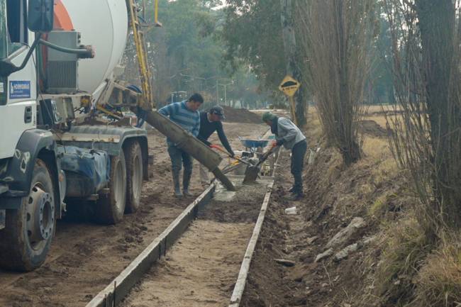 Arroyito pone en marcha un ambicioso plan de cordón cuneta