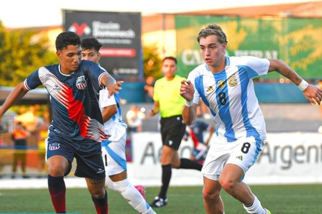 Argentina sub-17 sigue ganando en Europa