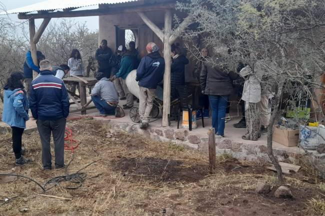 Exitoso inicio del primer Taller de Bioconstrucción en Sinsacate