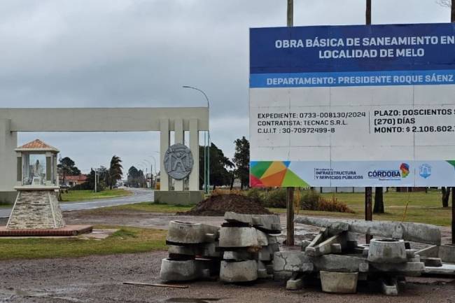 Inversión millonaria en Melo: Cloacas para más de 1.500 vecinos