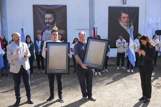 Pilar recordó el traspaso de mando de Belgrano en la Capilla Histórica