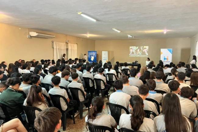 Morteros y la región concientizan sobre ludopatía en estudiantes de nivel medio