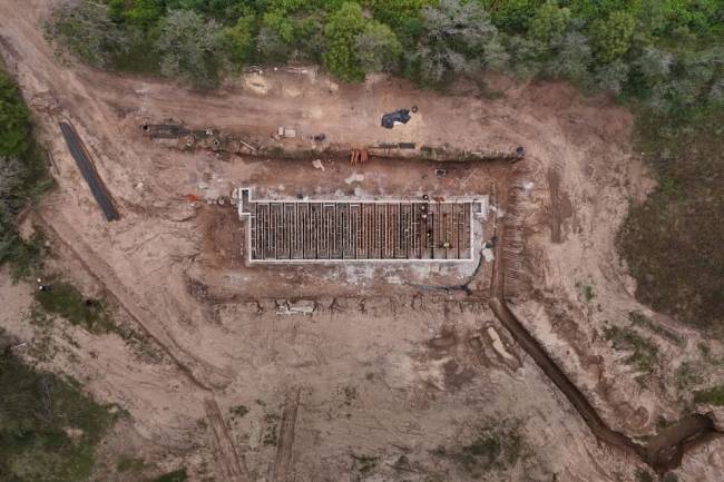 Avanza la obra del sistema cloacal en Almafuerte con una inversión de más de $4.500 millones