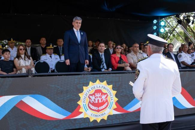 La Policía de Córdoba celebró 165 años de servicio