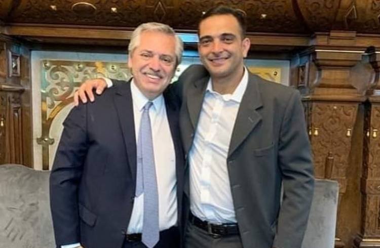 Darío Chesta fue recibido por el presidente Alberto Fernández