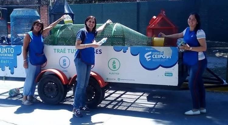Eco Caravana a Buenos Aires para adherir a la Ley de Envases 