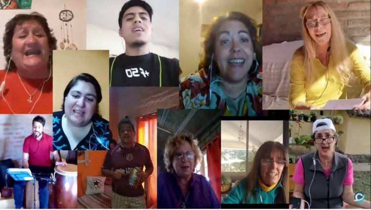 "No te creas que esto es muy fácil" la cumbia que le dedicaron profesores a sus alumnos en Villa Rumipal
