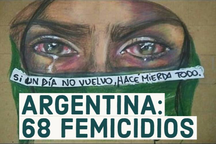 Violencia de género en cuarentena: 68 femicidios registrados