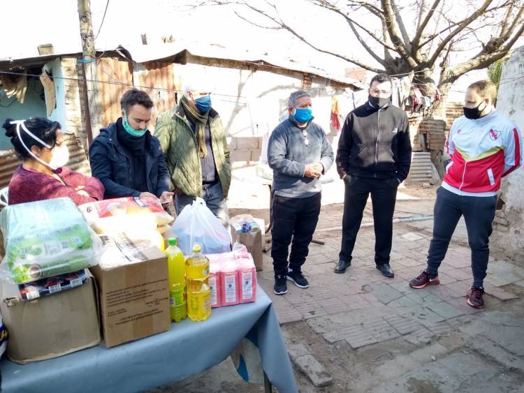 La Multisectorial 21F en el encuentro solidario y deportivo en Viila Azalais