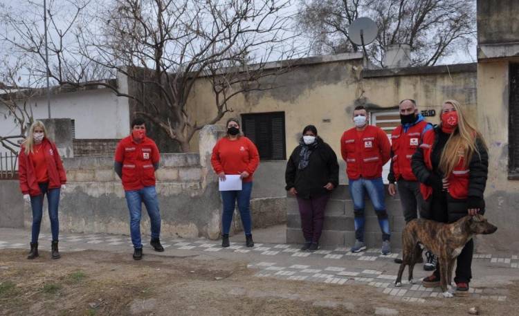 Cruz Roja Solidaria: brindan asistencia a un comedor de la ciudad de Villa Maria