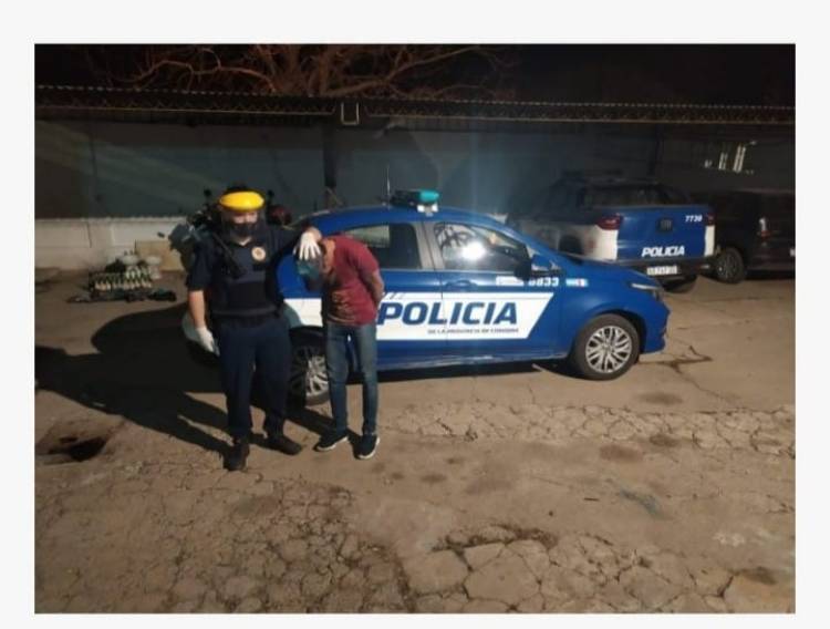 Marcos Juarez: Robó una maceta y la escondió en un bar