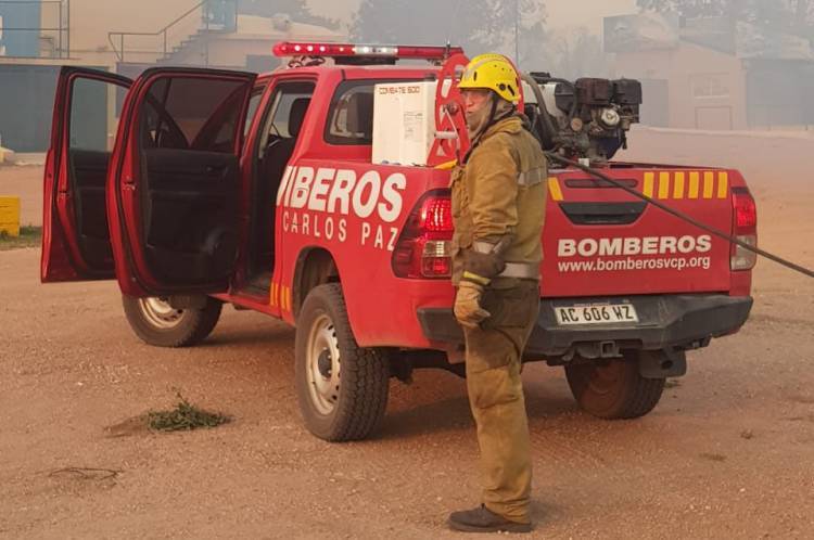 Incendios: Hoy llegan a Córdoba brigadistas enviados por Nación