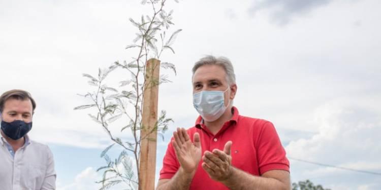 Llaryora plantó el árbol número 10.000, en el marco del Plan de Forestación Urbana