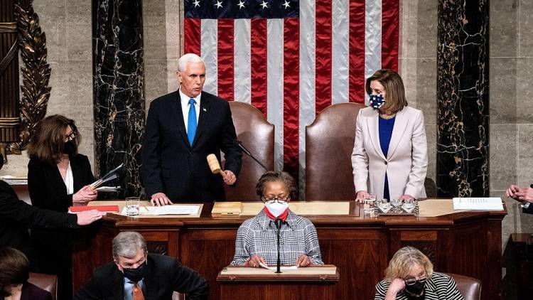 Tras el caos en el Capitolio, se definió la victoria de Biden