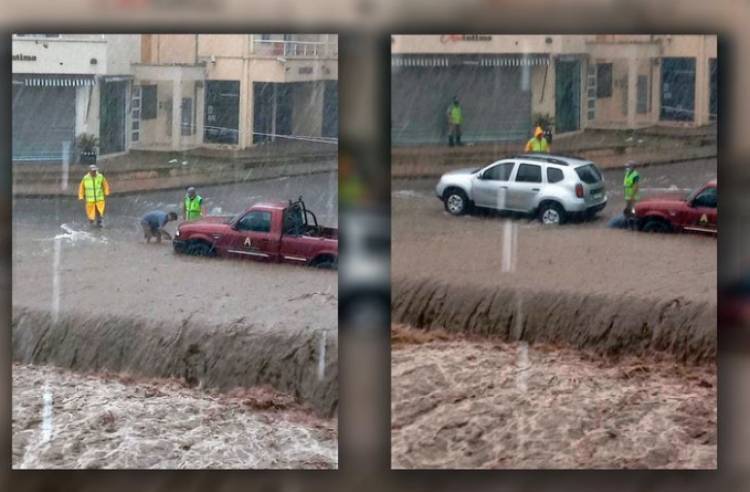 Voladuras de techos, caída de postes y árboles por una tormenta en las Sierras Chicas