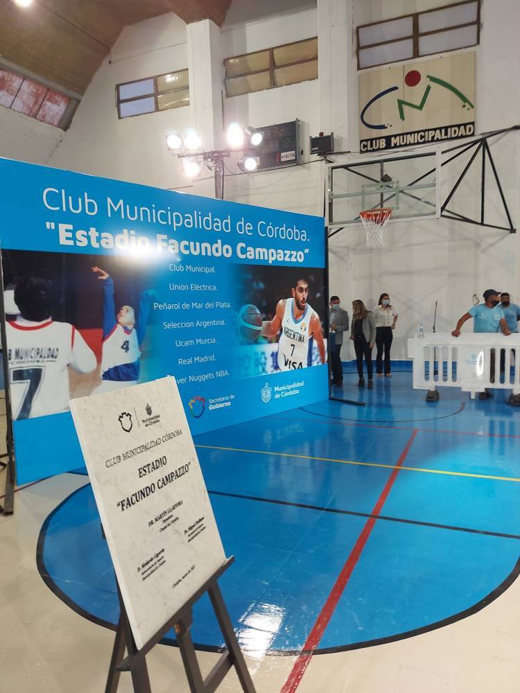 El estadio del Club Municipal ahora se llama “Facundo Campazzo”