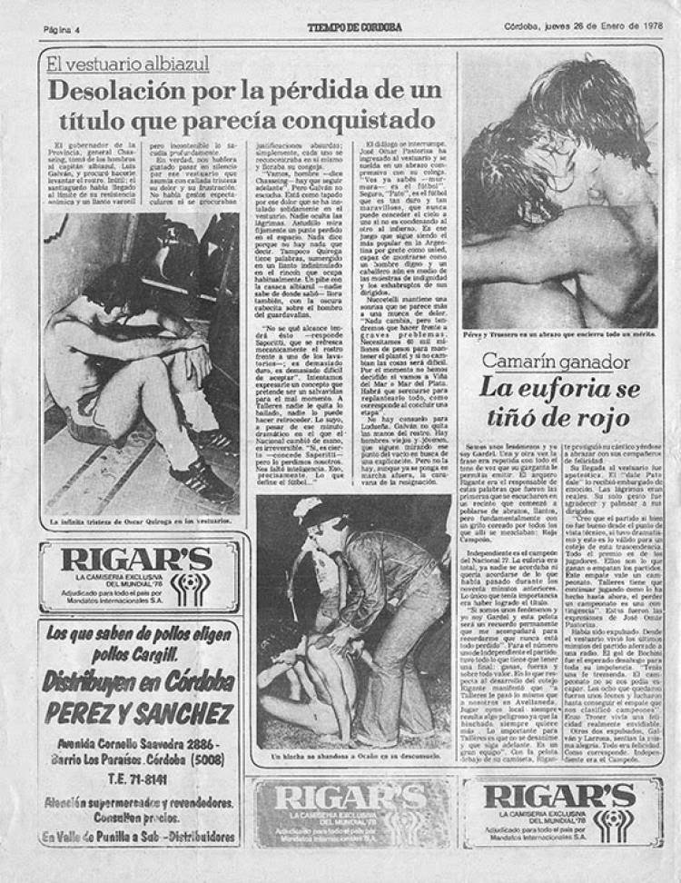El Talleres de 1978, los campeones sin copa