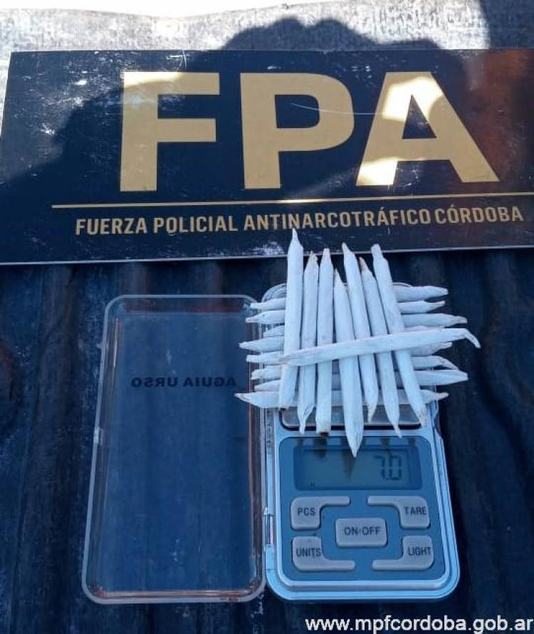 Un detenido en un control preventivo