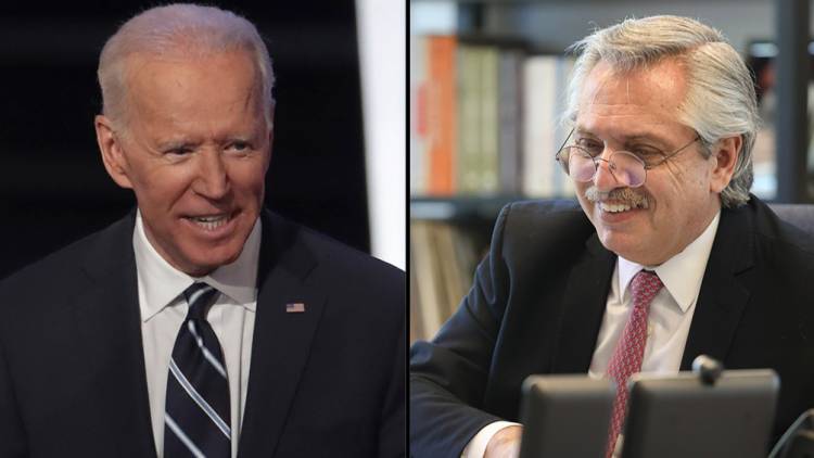 Alberto Fernández agradeció a Joe Biden tras la donación de 3,5 millones de vacunas