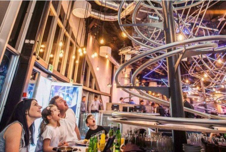 Una entrega de comidas a pura adrenalina