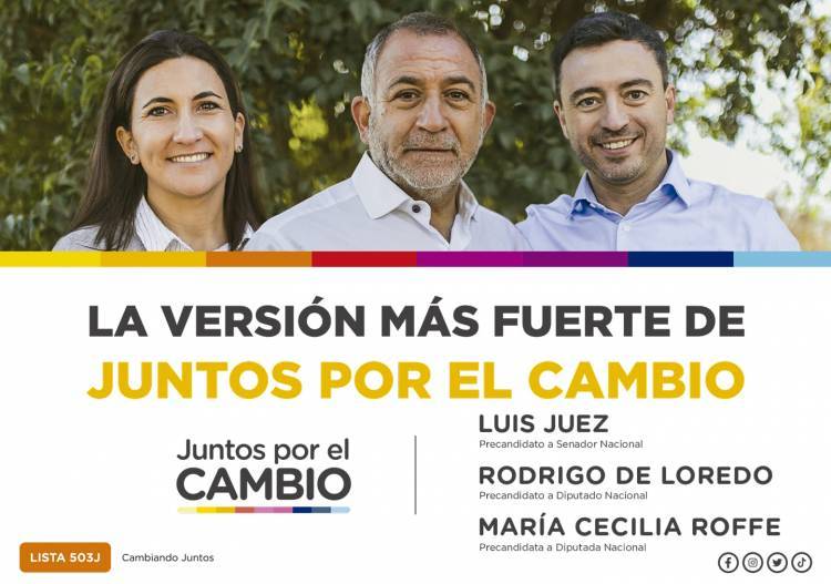 En el Departamento San Justo, la alianza Juntos por el Cambio arrasó en las PASO llevándose la mitad de los votos