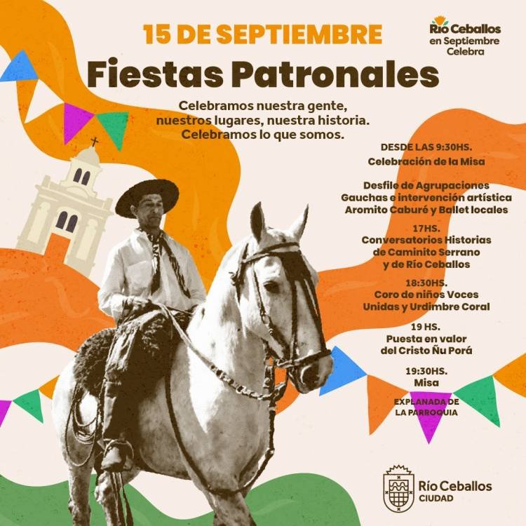 Comienzan las fiestas patronales en Rio Ceballos
