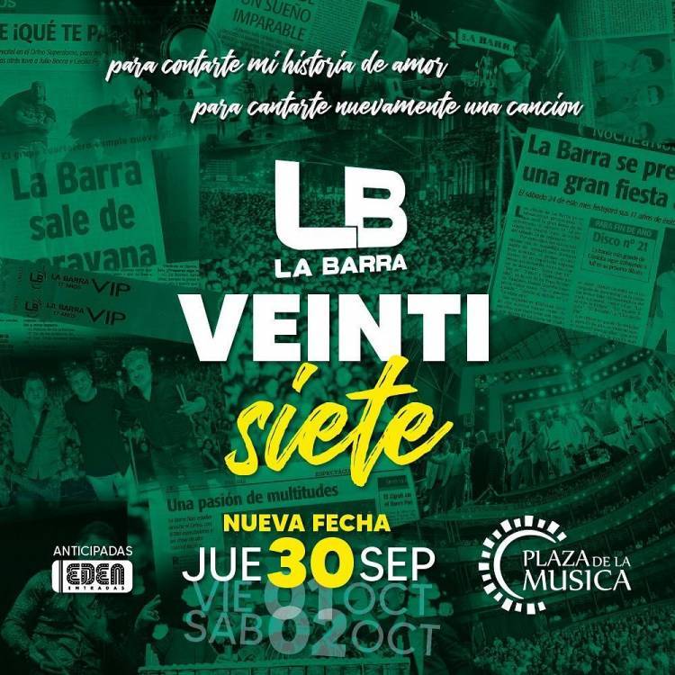 ¡Atencion barrabaleros! La Barra vuelve a los escenarios.