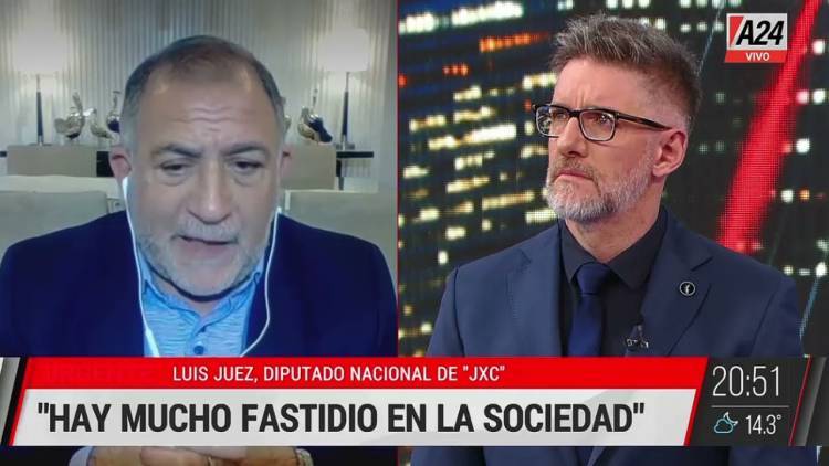 Un Luis Juez auténtico se despachó en el programa de Luis Novaresio
