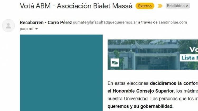 Elecciones FCEFyN: "Es triste ver como se llevan puesto la institucionalidad de la facultad"