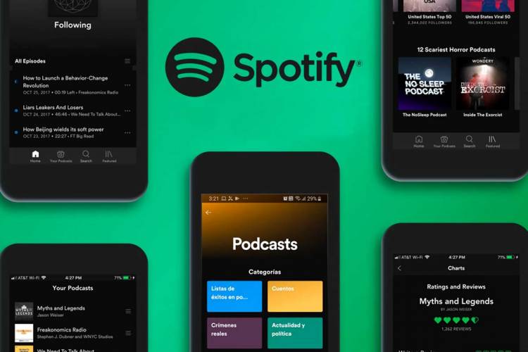 Muy pronto, a los pódcast de Spotify  se le podrán agregar videos