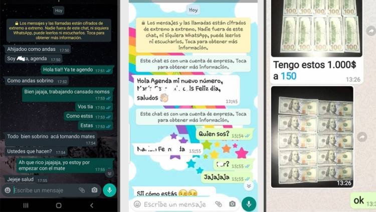 Advierten sobre una nueva estafa con dólar "cara grande", mediante WhatsApp