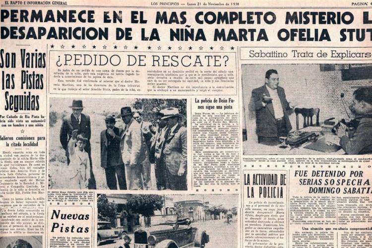 Un “vampiro” la desaparición de una niña hace 83 años en Córdoba 