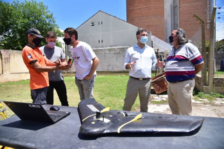 Esta semana, un dron trabajará en los cielos de Villa María