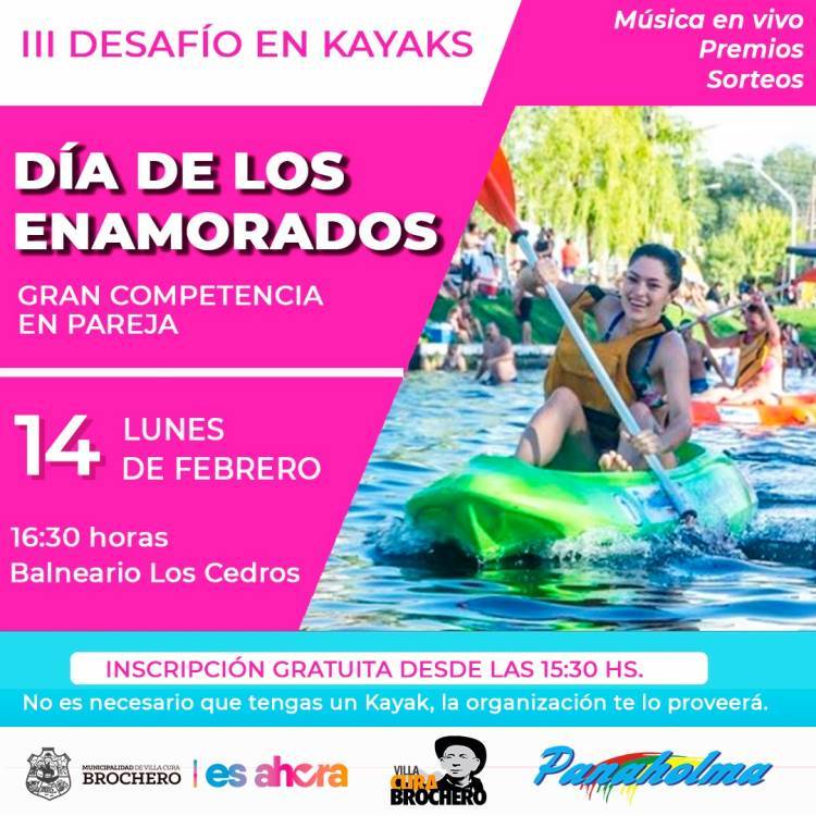 Villa Cura Brochero: Gran Competencia de Kayaks en Pareja 