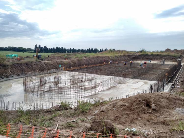 Colonia Caroya: Importante progreso de la obra de saneamiento