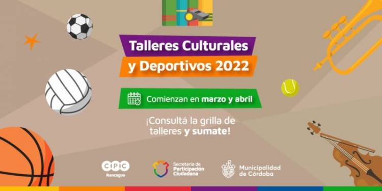 Comienzan los talleres culturales y deportivos en CPC Rancagua