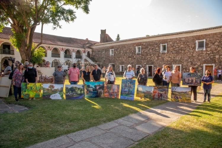 Artistas de todo el país participaron del 17º Encuentro de Pintores Paisajistas