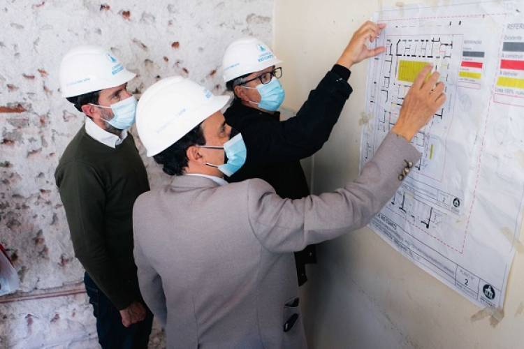 Avance de obras en el Centro de Salud Municipal