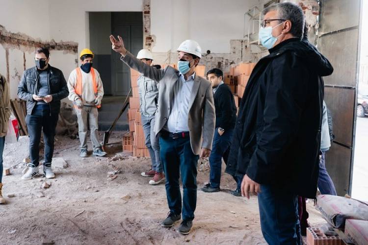 Avance de obras en el Centro de Salud Municipal