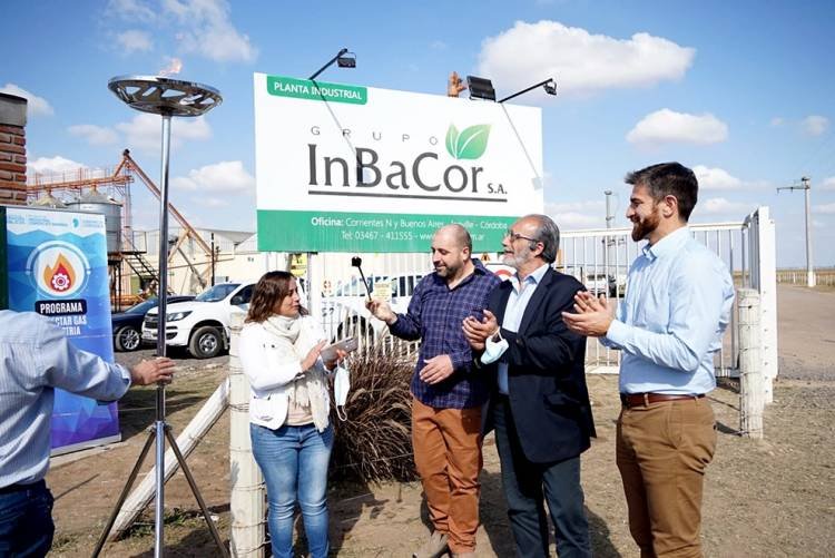 En Inriville, más industrias acceden al gas natural