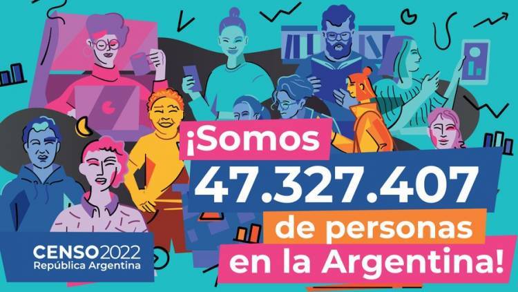 Censo 2022: Argentina tiene 47.327.407 habitantes