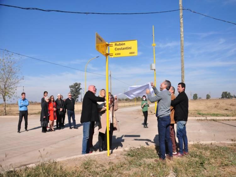 Desde ahora, el Parque Industrial tiene tres calles con nombre de empresarios locales