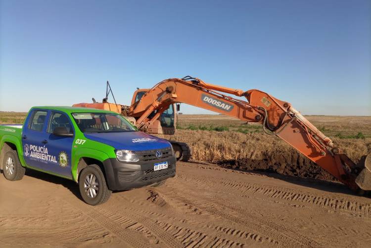En Viamonte, detectaron obras hídricas irregulares