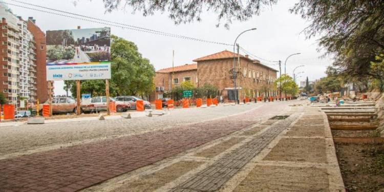 Destacado avance de la obra del corredor ambiental del Parque de la Biodiversidad