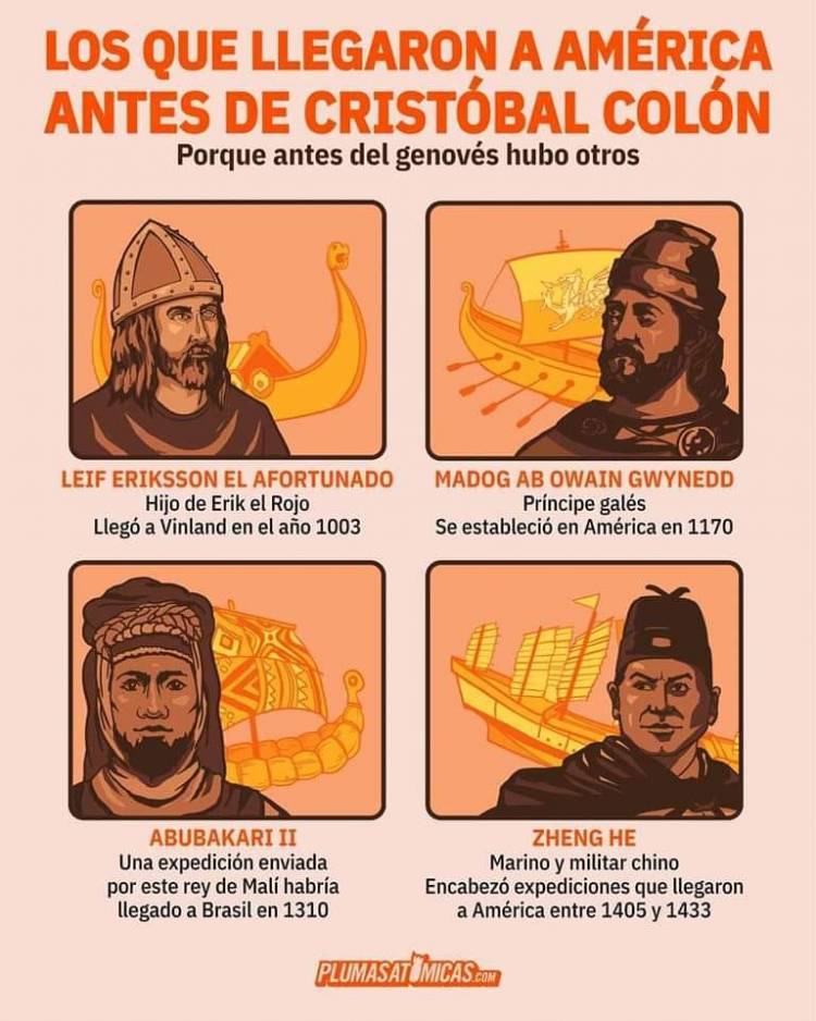 Antes que Cristóbal Colón: ¿Quiénes “supuestamente” llegaron a América?