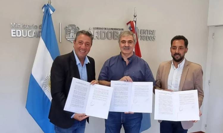 Salibi se reunió con funcionarios de la Provincia