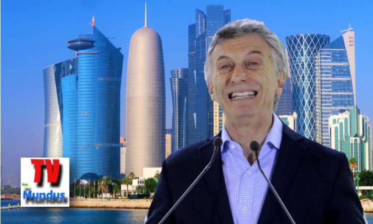 Macri habló en tierra qatarí de Argentina