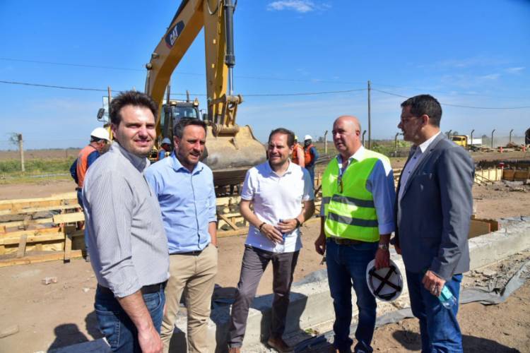 Juan Cabandié de visita en Villa María