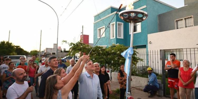Habilitaron la primera obra de gas natural ejecutada por un Centro Vecinal