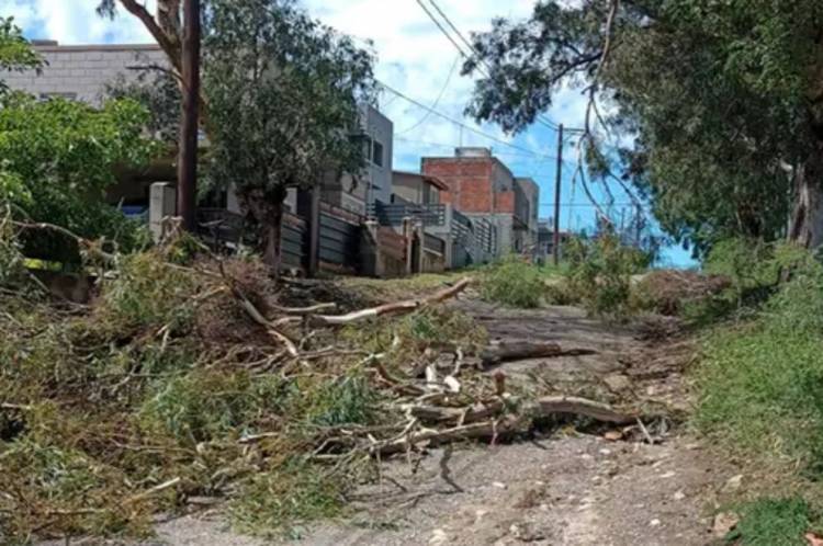 Gran temporal afectó a Villa San Nicolás